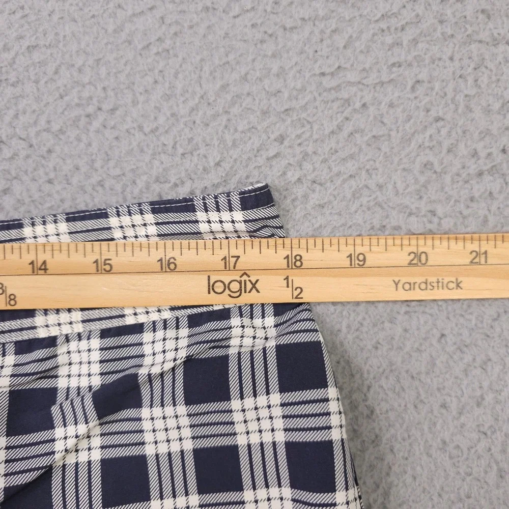 Patagonia Minimalist Wavefarer Board Shorts Men 36 Blue Plaid Swim Trunks Beach